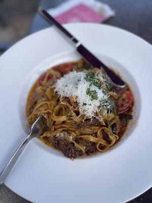 Beef short rib ragu pasta