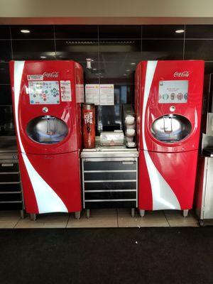 Those fancy Coke machines