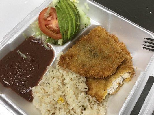 Fish empanizado, breaded fish. Yummy