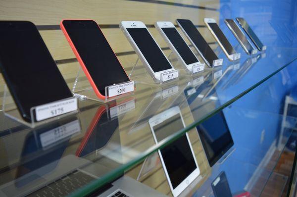 We sell Preowned iPhones, Android, iPads, MacBooks, and More!