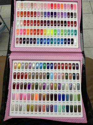 Gel color selection