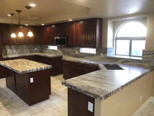 Marble kitchen