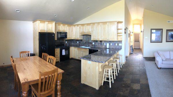 Wood oil polish. One of our Clients Condo Rental we clean!