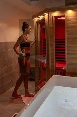 Fire and Ice with Infrared Sauna