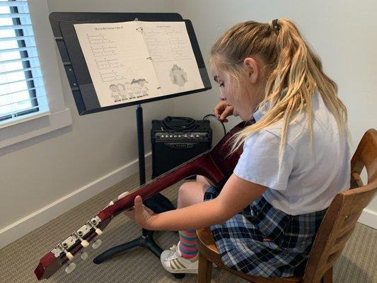 Spark Music & Arts provides guitar lessons to students of all ages and levels