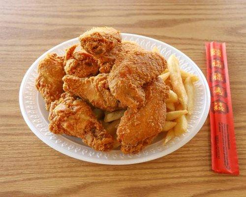 wings and fries