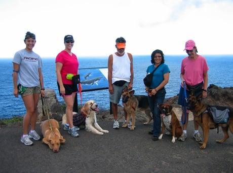 Hounds on the Town class at Ka 'Iwi Scenic Shoreline