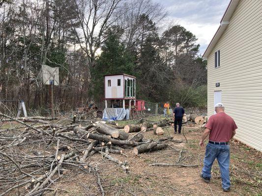 That Tree's No longer a worry!! Thank you Blue Oaks Tree Care