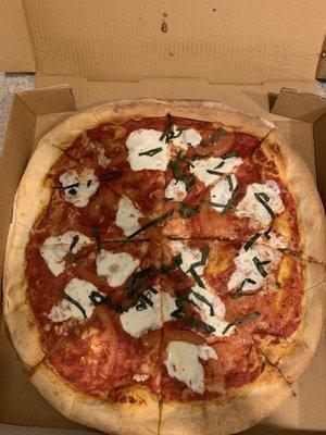 Supposedly a margarita pizza