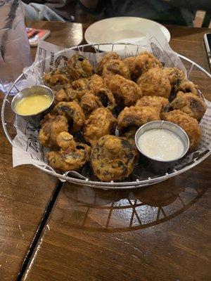 Fried mushrooms