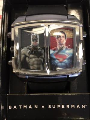 7/8/16. Sweeeeeet Batman v Superman watch on clearance for $9.97!! Yea-uh!!!