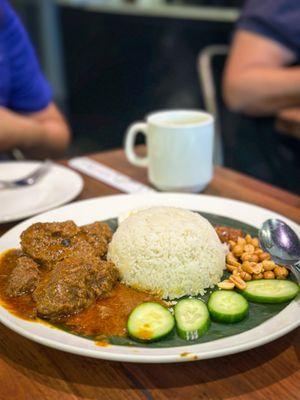 nasi Lemak Beef redang