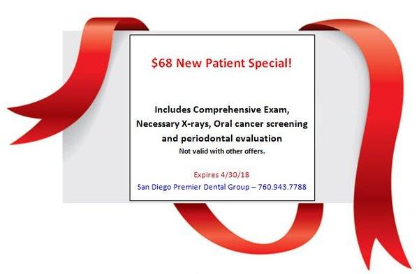 SPRING NEW PATIENT SPECIAL!!