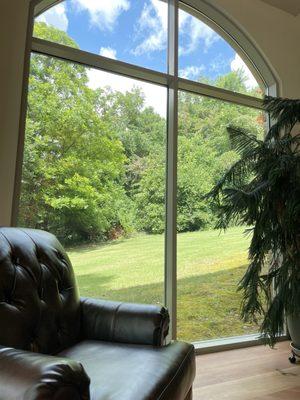 Reading corner to the left as you walk in the first floor!