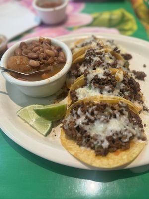 Street tacos de alambre