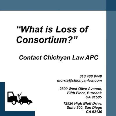 If you or your spouse have been injured in California, contact Chichyan Law APC today at 818-488-9448 to schedule a courtesy consultation.