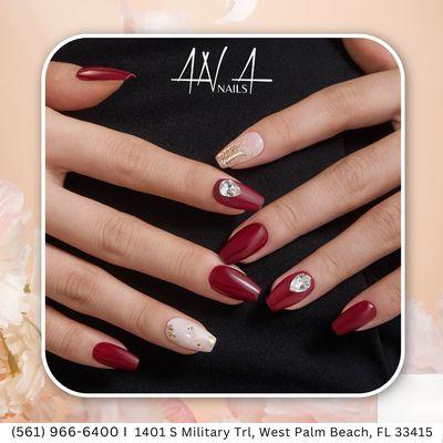 Looking for that 'wow' factor? Try rhinestones for nails that slay every day! 
___________________________
 
 (561) 966-