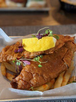 Amritsari fish and chips