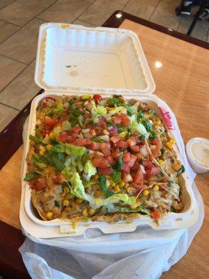 Chicken Nacho, HUGE $9.53