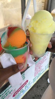 Rainbow & Pina Colada $1 each