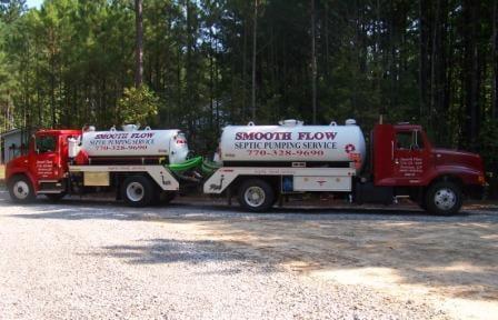 Trucks ready to roll.