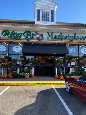 The Exterior of Ring Brothers Marketplace in Dennis Cape Cod MA Fall of 2020