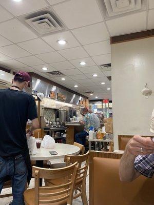 Old school lunch counter!! You don't see these often in NY anymore.