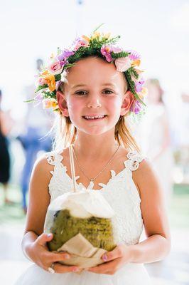 Maui flower girl