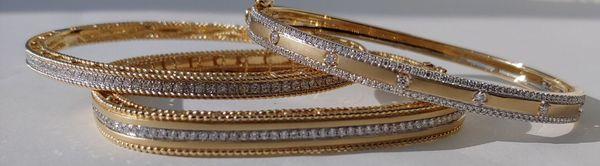 Beautiful Diamond Bangles