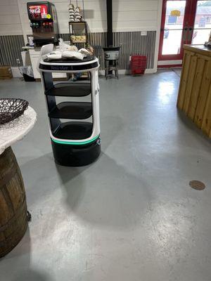 Robot that brings your food to the register!