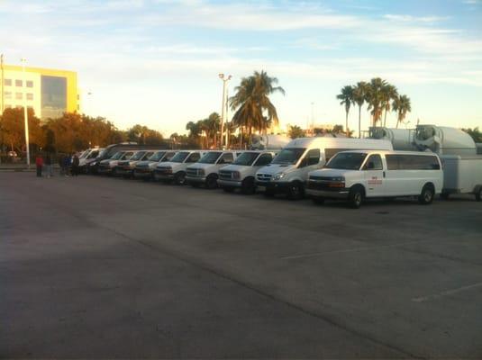 SAS Fleet of Vans