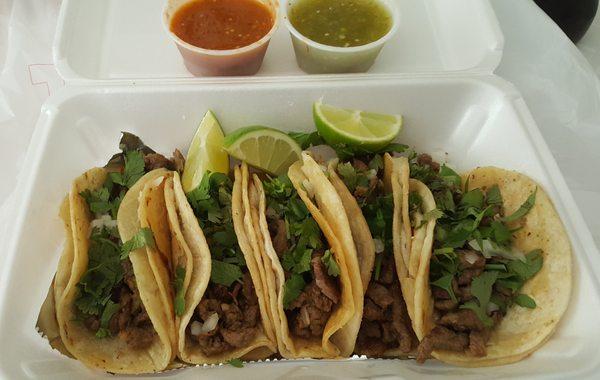 5 Steak Tacos: 7 bucks.