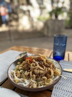 Crispy Calamari Thai Salad