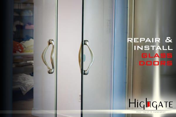 Glass doors repair and service