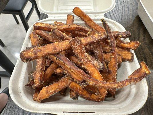 Side of sweet potato fries