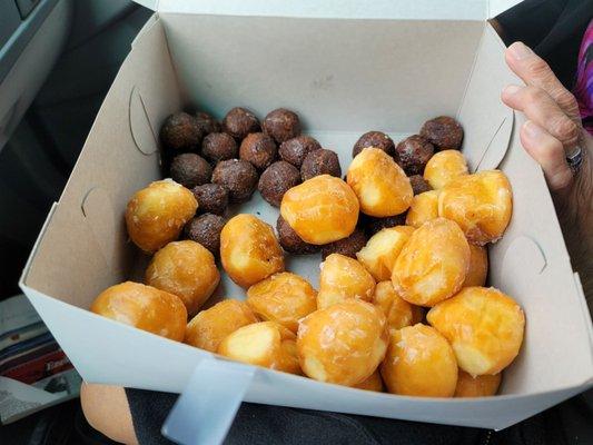 Donut Holes, Chocolate and Glazed