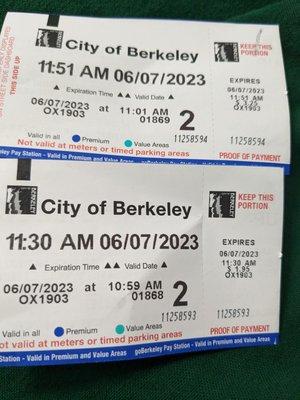 City of Berkeley Parking Meters