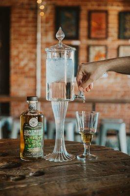 Traditional Absinthe preparation