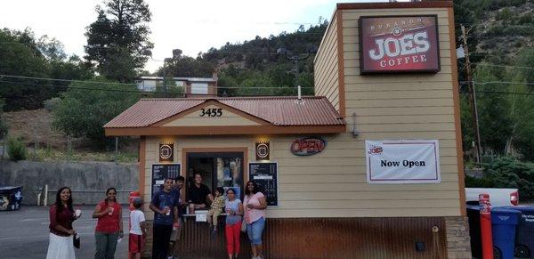 Our group photos with Joe at Durango Joe's Coffee