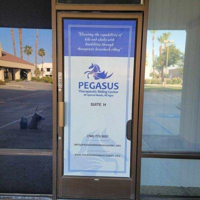 We love helping with custom signage! Including doors and windows!