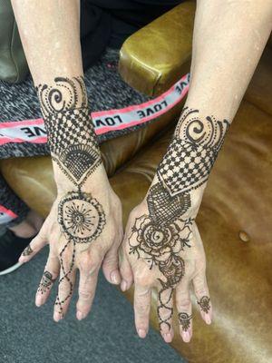 Beautiful henna tattoo