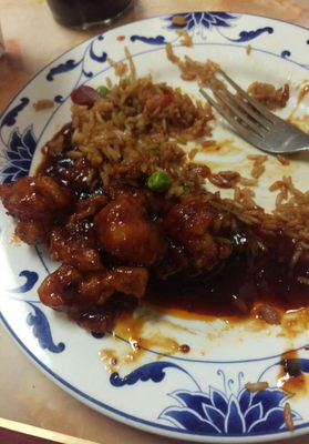 General tso very good couldn't finish