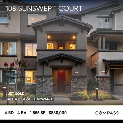 SOLD!| 108 Sunswept Court |$880,000