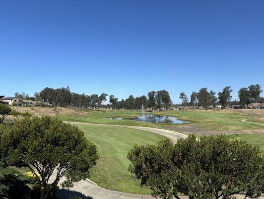 View from the heated deck