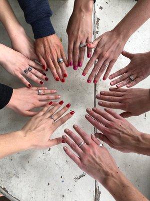 Let's have a mani party!!(bachelorette party)