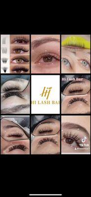 Different lash style