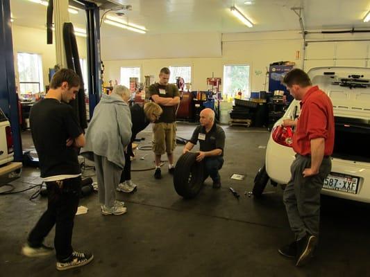 Tire basics 101 at our car care clinic