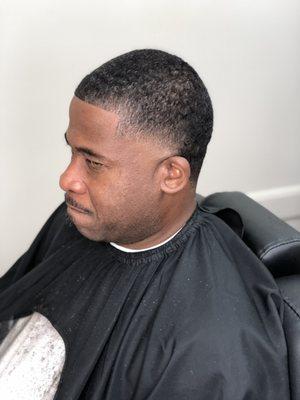 Bald taper fade