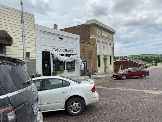 Casey creamery celebrated their one year anniversary.