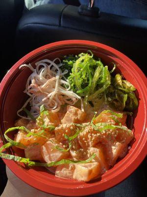 Spicy Salmon Poke Bowl